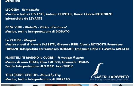 Nastri d'Argento 2023